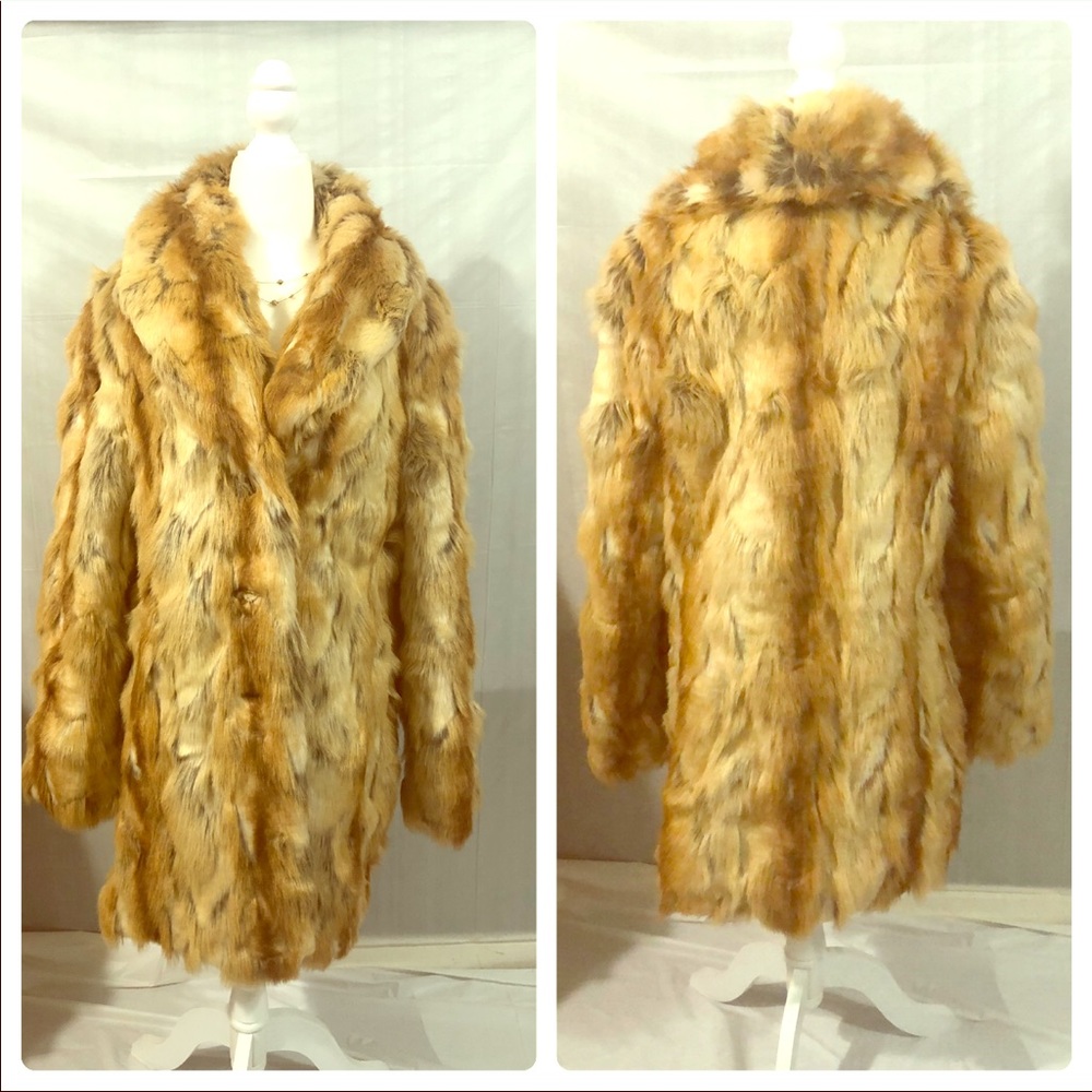 Guess Tricolor Faux Fur